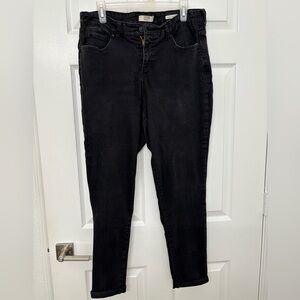 Vintage America Black Skinny Jeans Size 16/33